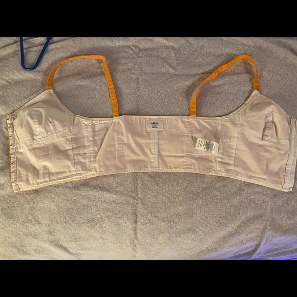 S orange Wilfred eyelet close sleeveless crop top - Picture 3 of 3